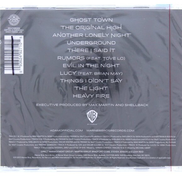 Adam Lambert The Original High Music CD - Picture 2 of 2